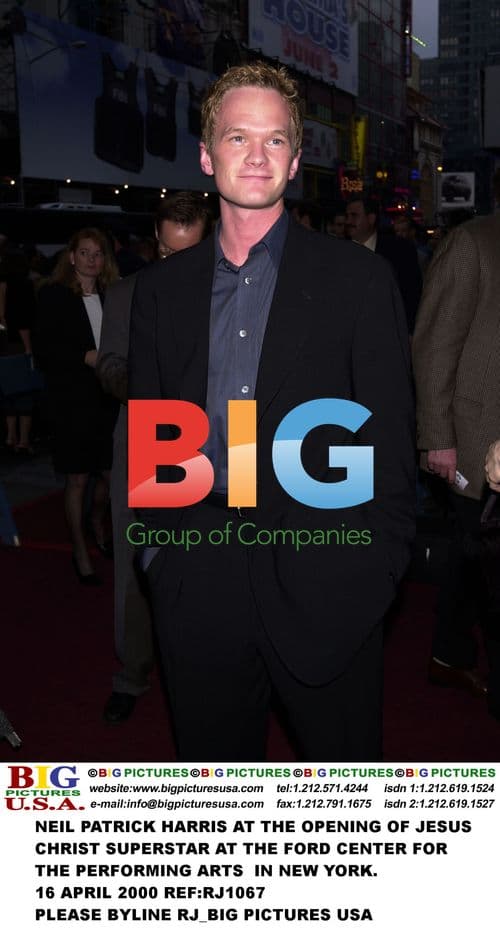 Neal Patrick Harris at Jesus Christ Superstar opening