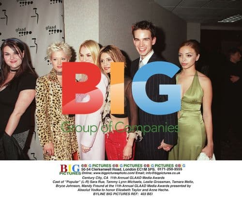 Cast of "Popular" at GLAAD Awards