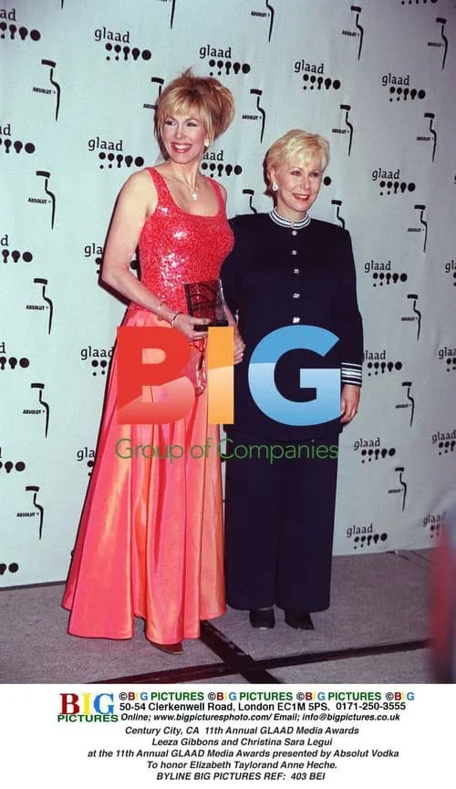 Leeza Gibbons and Christina Sara Legui at GLAAD Awards