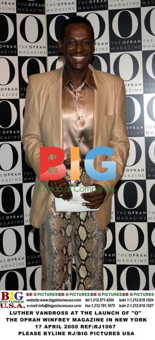 LUTHER VANDROSS AT OPRAH MAGAZINE LAUNCH