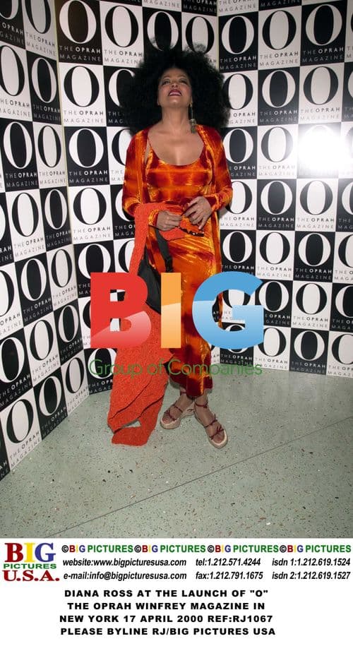 Diana Ross at Oprah Winfrey Magazine Launch