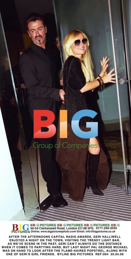 Geri Halliwell and George Michael Enjoy Night Out