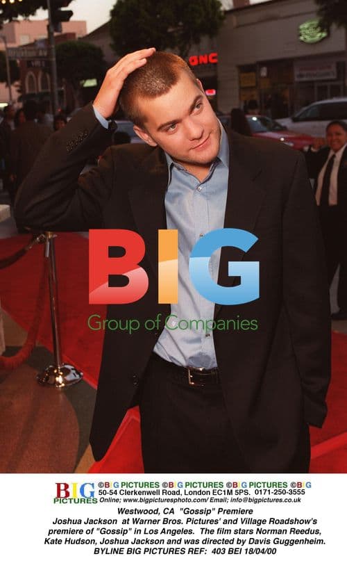 Joshua Jackson at "Gossip" Premiere
