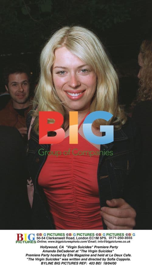 Amanda DeCadenet at "Virgin Suicides" Premiere Party