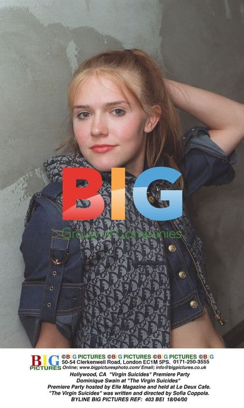 Dominique Swain at "Virgin Suicides" Premiere Party