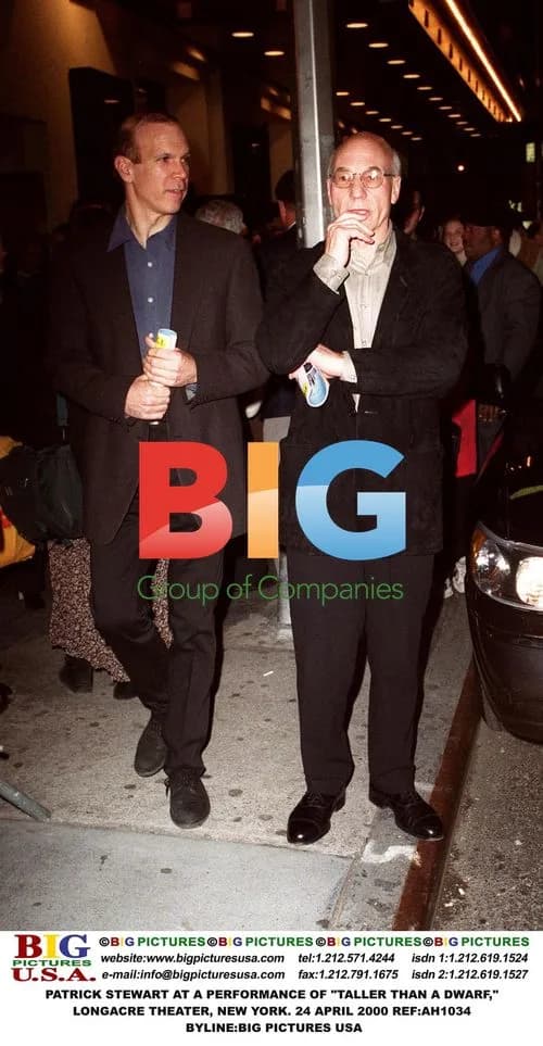 Patrick Stewart at "Taller Than a Dwarf" performance