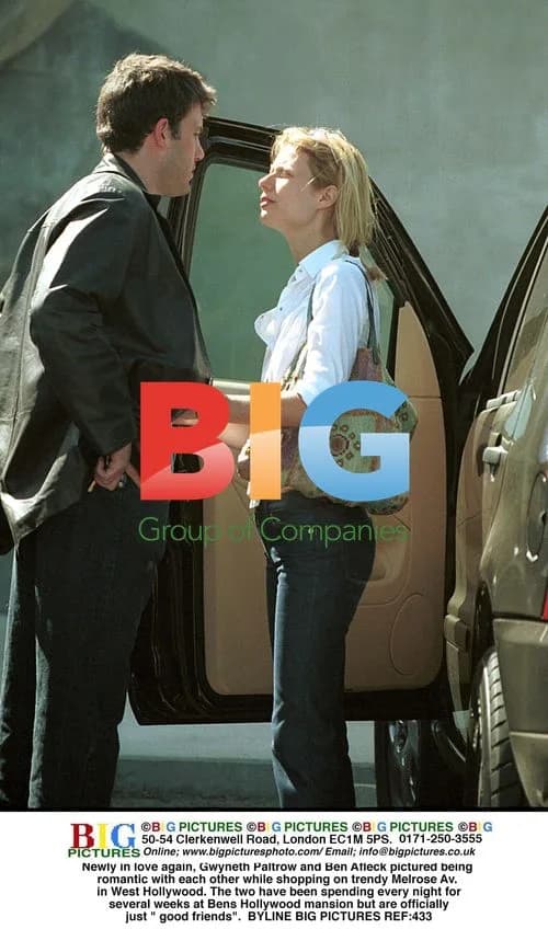 Gwyneth Paltrow and Ben Affleck shopping on Melrose Av.