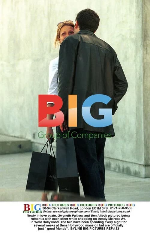 Gwyneth Paltrow and Ben Afleck shopping on Melrose Av.