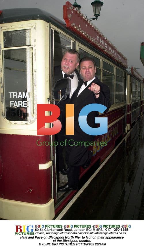 Hale and Pace Launch Blackpool Theatre Appearance