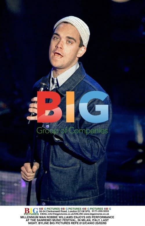 Robbie Williams at Sanremo Music Festival