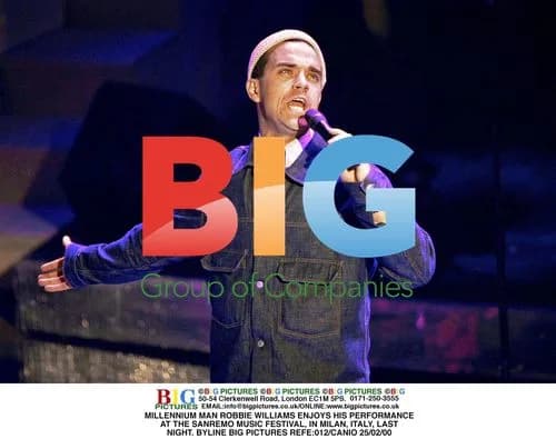 Robbie Williams at Sanremo Music Festival