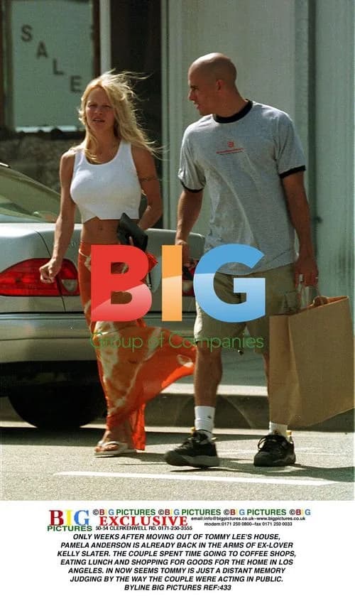 Pamela Anderson and Kelly Slater spotted together