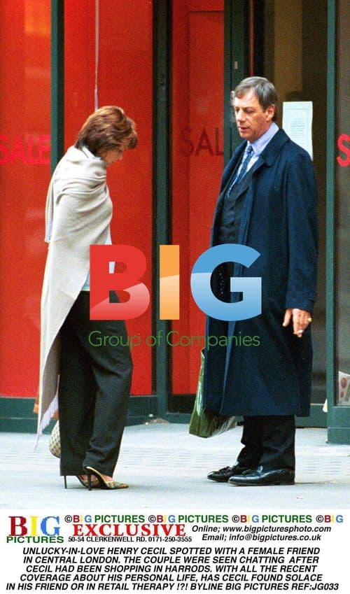 Henry Cecil spotted with female friend in London