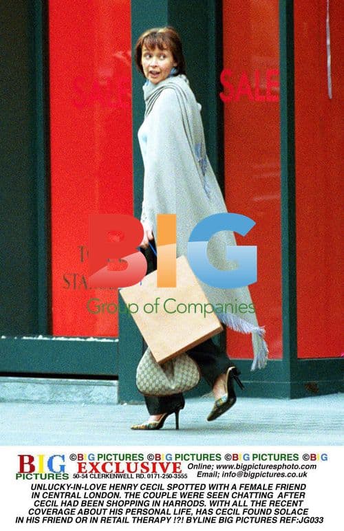 Henry Cecil Spotted with Friend in London