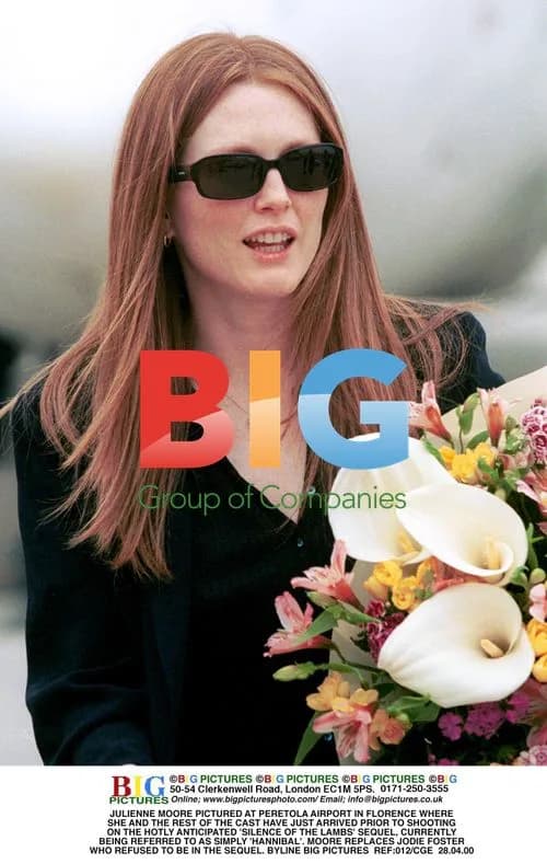 Julianne Moore at Peretola Airport