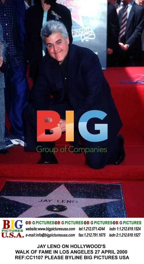 Jay Leno on Hollywood Blvd