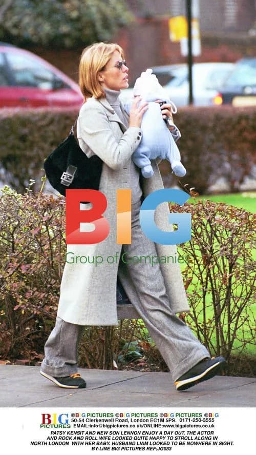 Patsy Kensit and Son Lennon Out in London