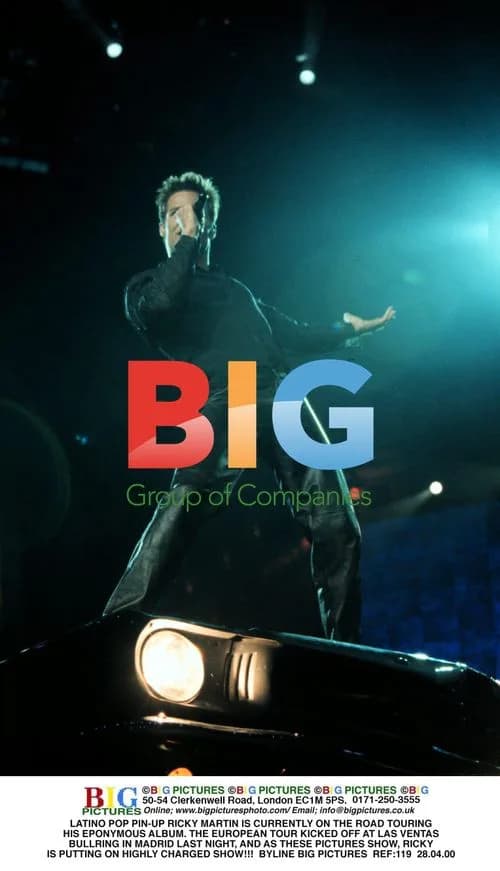 Ricky Martin Performs in Madrid