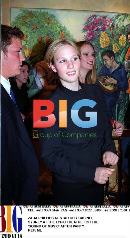 Zara Phillips at 'Sound of Music' after party