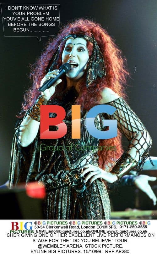 Cher Performing on 'Do You Believe' Tour