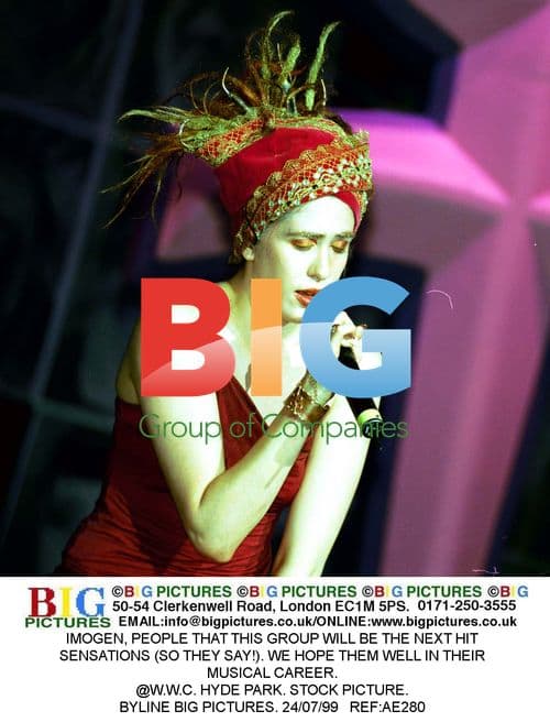 Pop group IMOGEN at W.W.C. Hyde Park