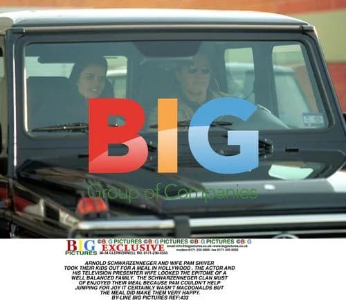Arnold Schwarzenegger and Family Out for Lunch