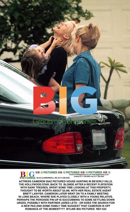 Actress Cameron Diaz House Hunting in Beverly Hills