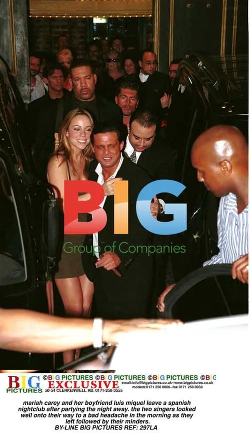 Mariah Carey and Luis Miguel Leaving Spanish Nightclub