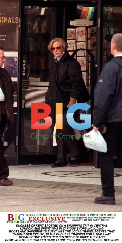 Duchess of Kent Shopping in London