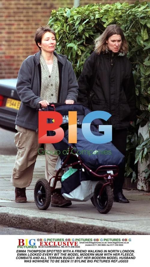 Emma Thompson spotted in North London