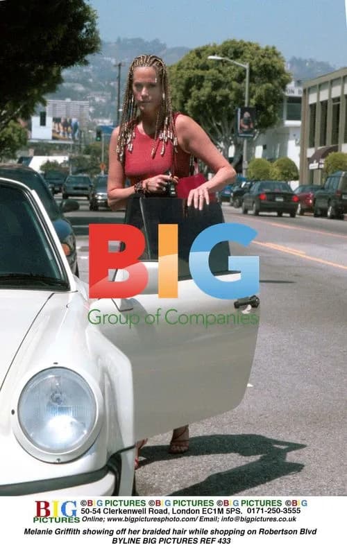 Melanie Griffith Shops on Robertson Blvd