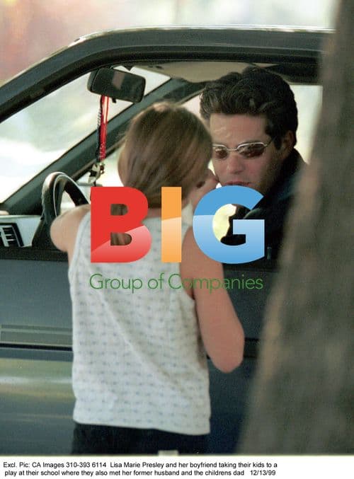 Lisa Marie Presley and family attend school play