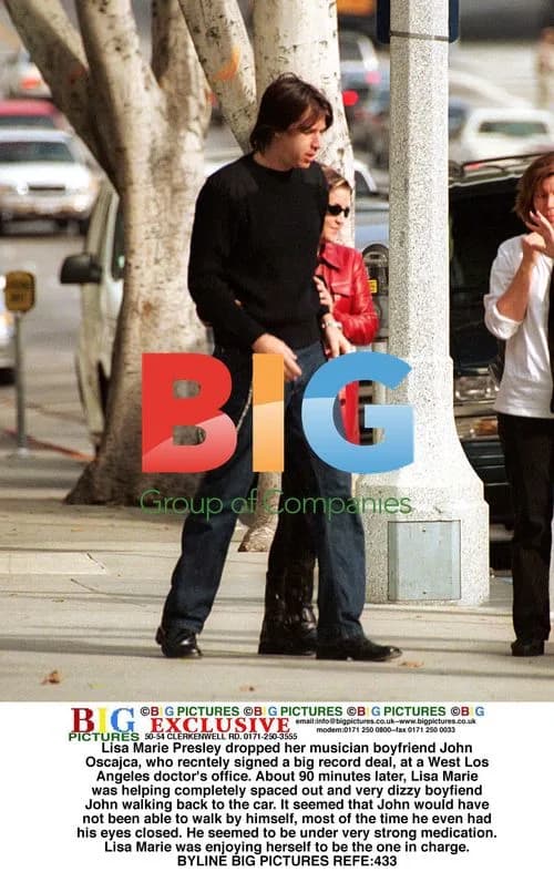 Lisa Marie Presley Helps Boyfriend John Oscajca