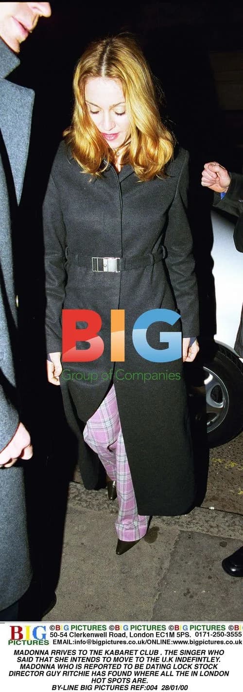 Madonna Arrives at Kabaret Club