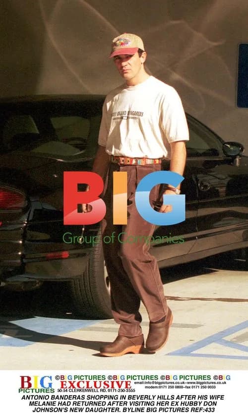 Antonio Banderas shopping in Beverly Hills
