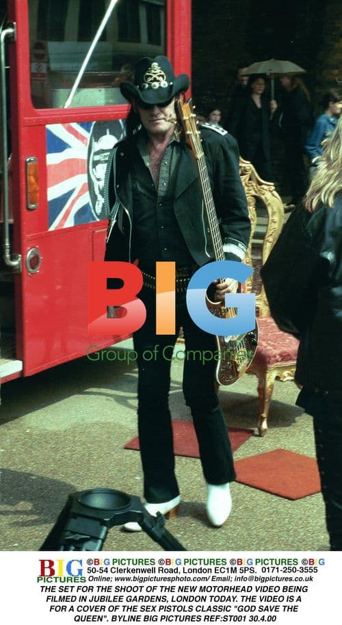 Motorhead Filming 'God Save the Queen' Video