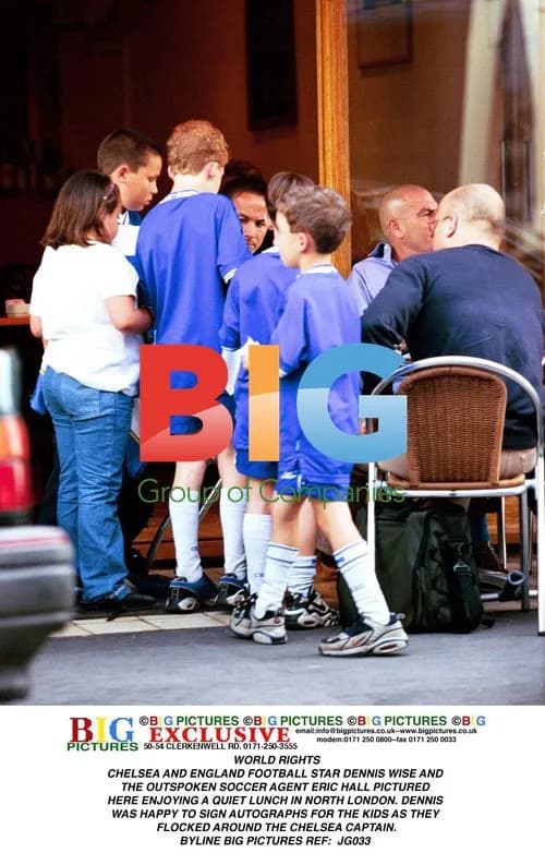 Dennis Wise and Eric Hall Enjoy Lunch