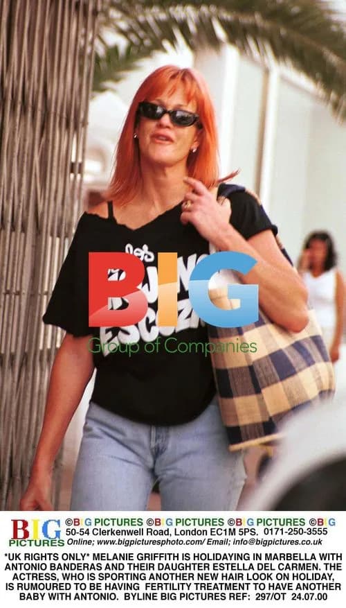 Melanie Griffith and Antonio Banderas in Marbella