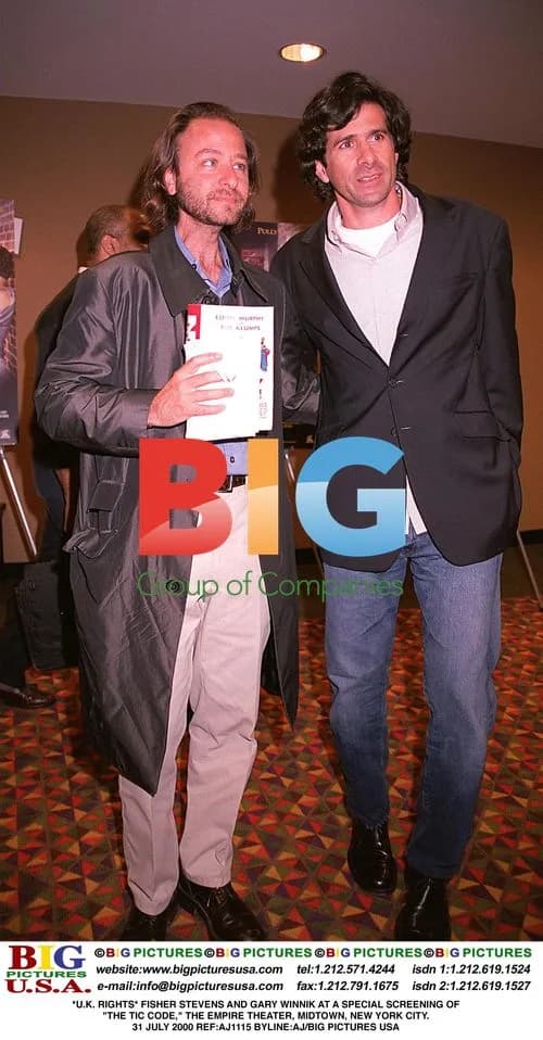 Fisher Stevens and Gary Winnik at "The Tic Code" screening