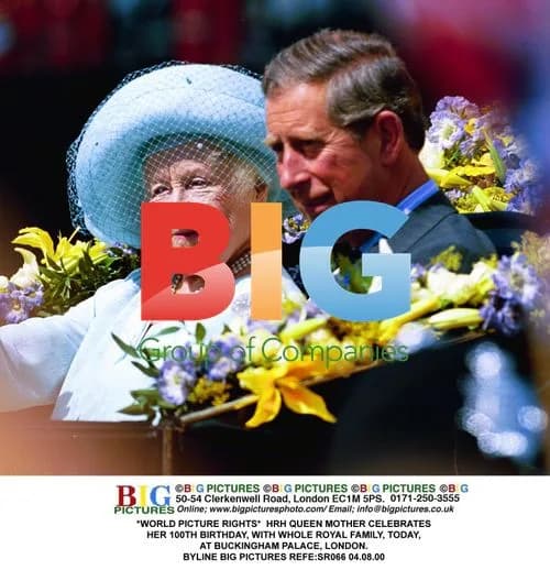 Queen Mother's 100th Birthday at Buckingham Palace