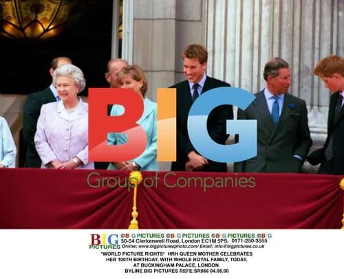 Queen Mother's 100th Birthday at Buckingham Palace