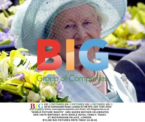 HRH Queen Mother Celebrates 100th Birthday