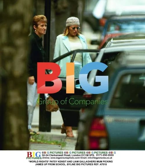 Patsy Kensit and Liam Gallagher's mom pick up James
