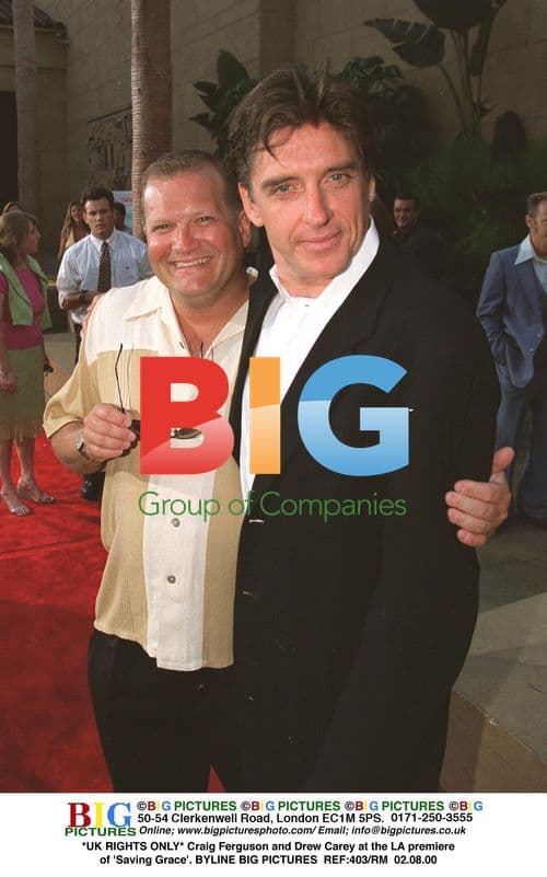 Craig Ferguson and Drew Carey at 'Saving Grace' LA Premiere
