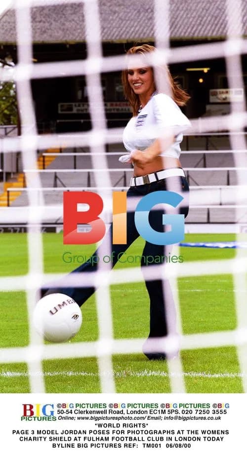 Jordan Poses at Women's Charity Shield