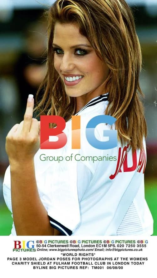 Jordan Poses at Women's Charity Shield