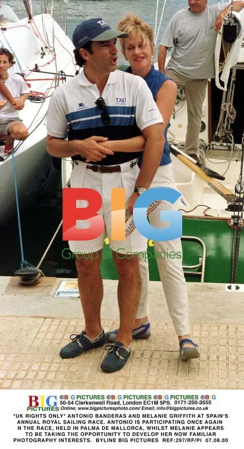 Antonio Banderas and Melanie Griffith at Spain's Royal Sailing Race