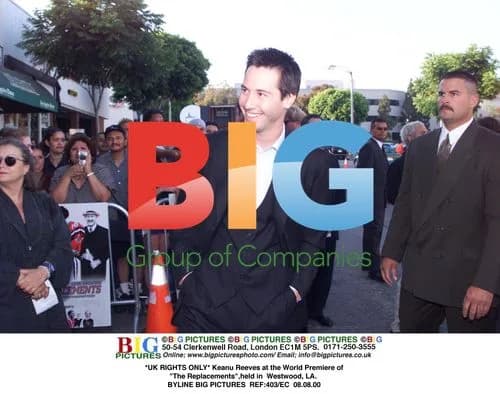Keanu Reeves at World Premiere of "The Replacements"