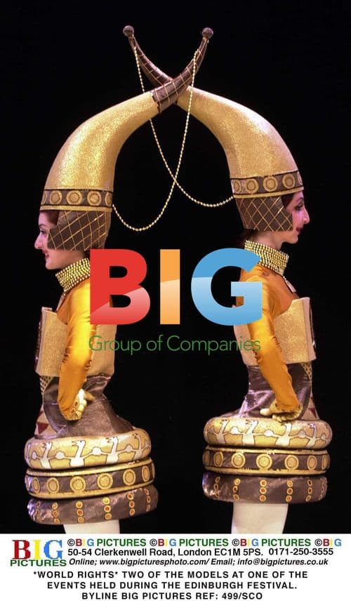 Two models at Edinburgh Festival event