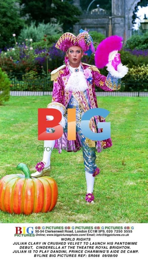 Julian Clary Crushed Velvet Costume